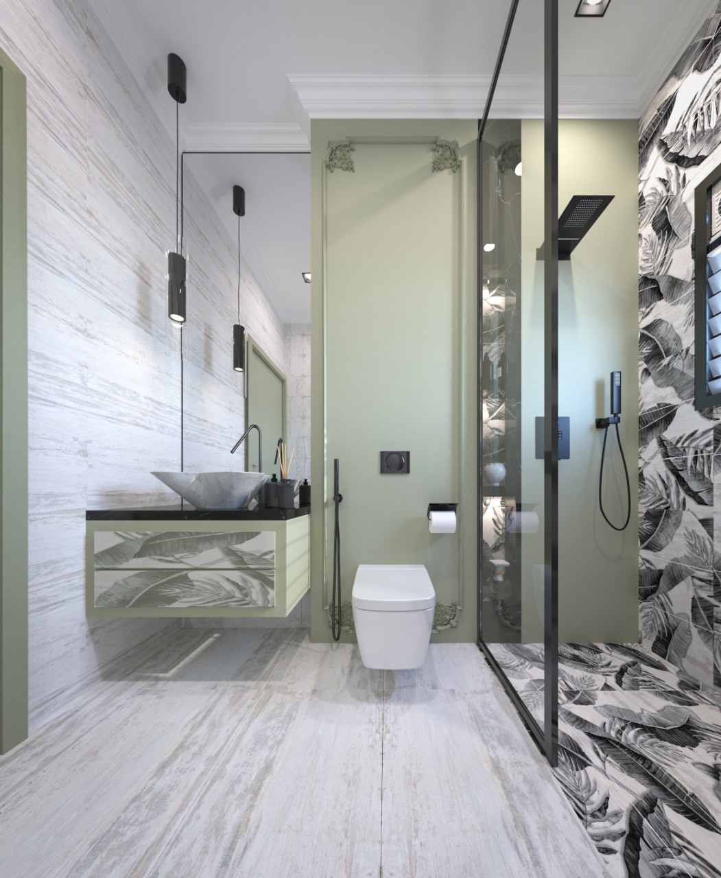 Neo classic bathroom