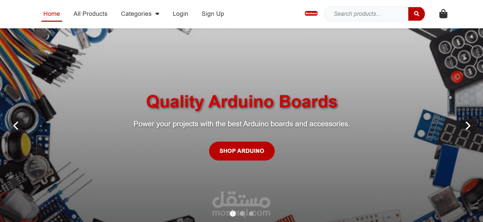 E-Commerce Developer (Electronics Store)