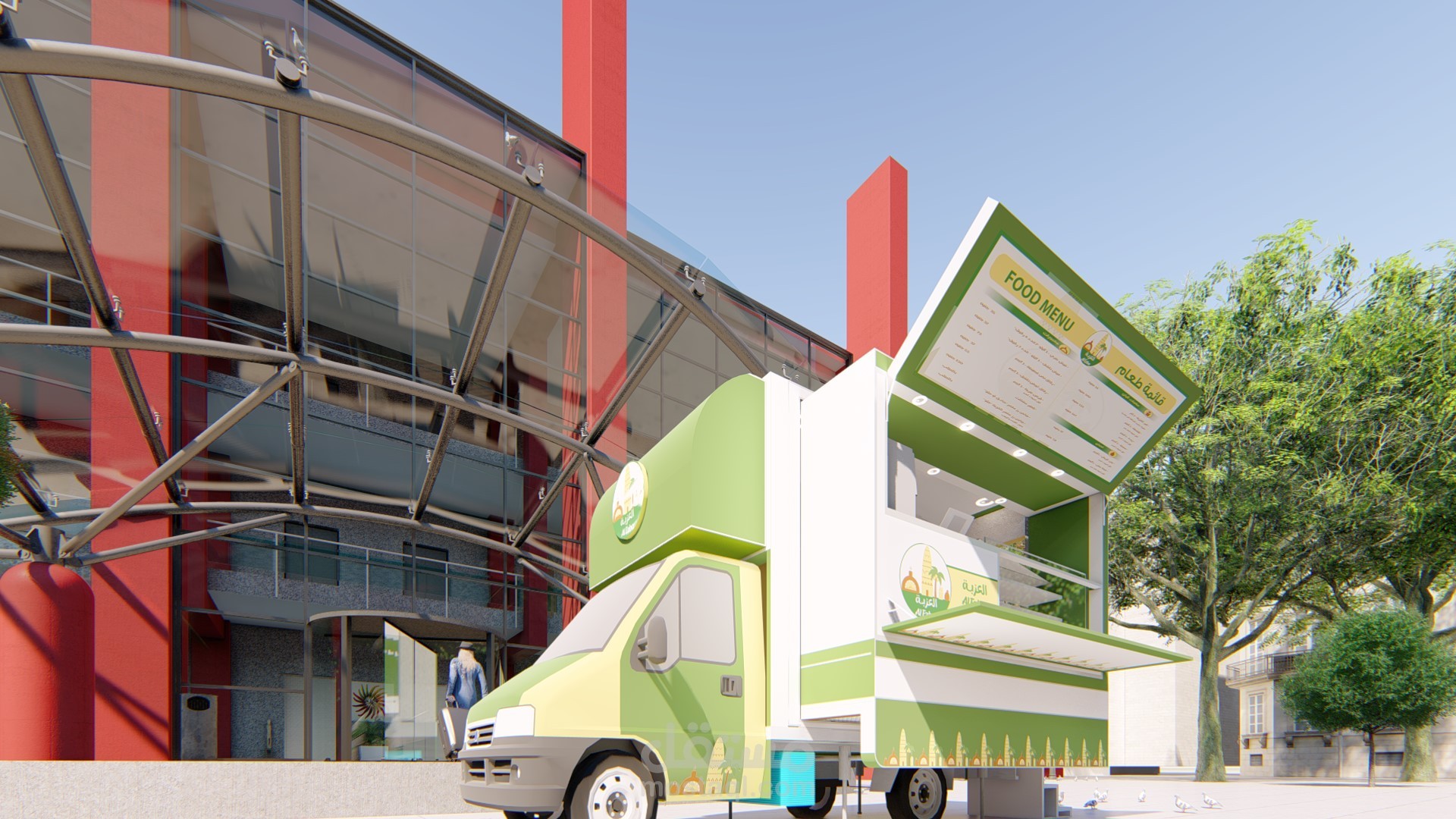 تصميم نقطة بيع متحركة