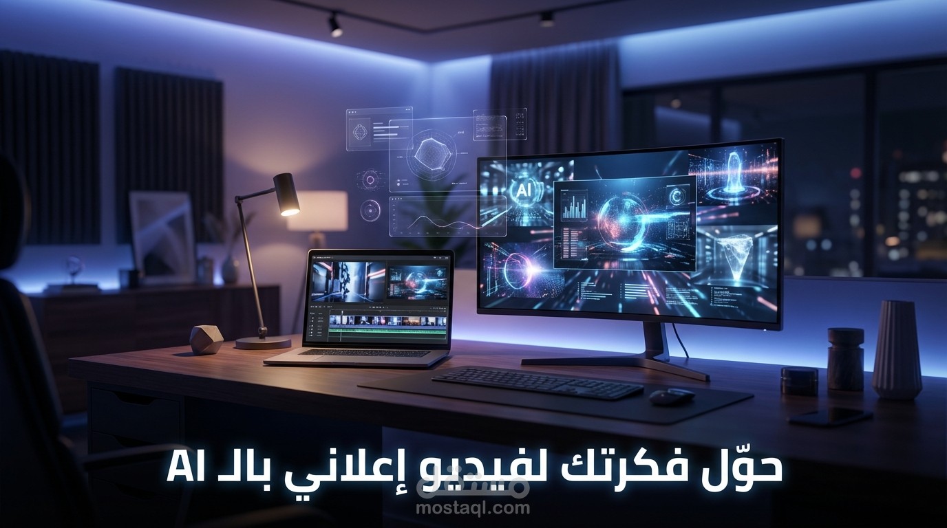 AI Advertising Videos - تصميم وإنتاج فيديوهات إعلانية بالـ AI – أفكار مبتكرة ونتائج قوية