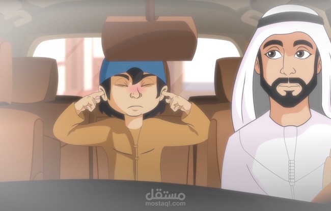 بالرسوم المتحركة .. شرطة أبوظبي توعي الأسر بالتعامل الآمن مع "الانحباس داخل المركبة"