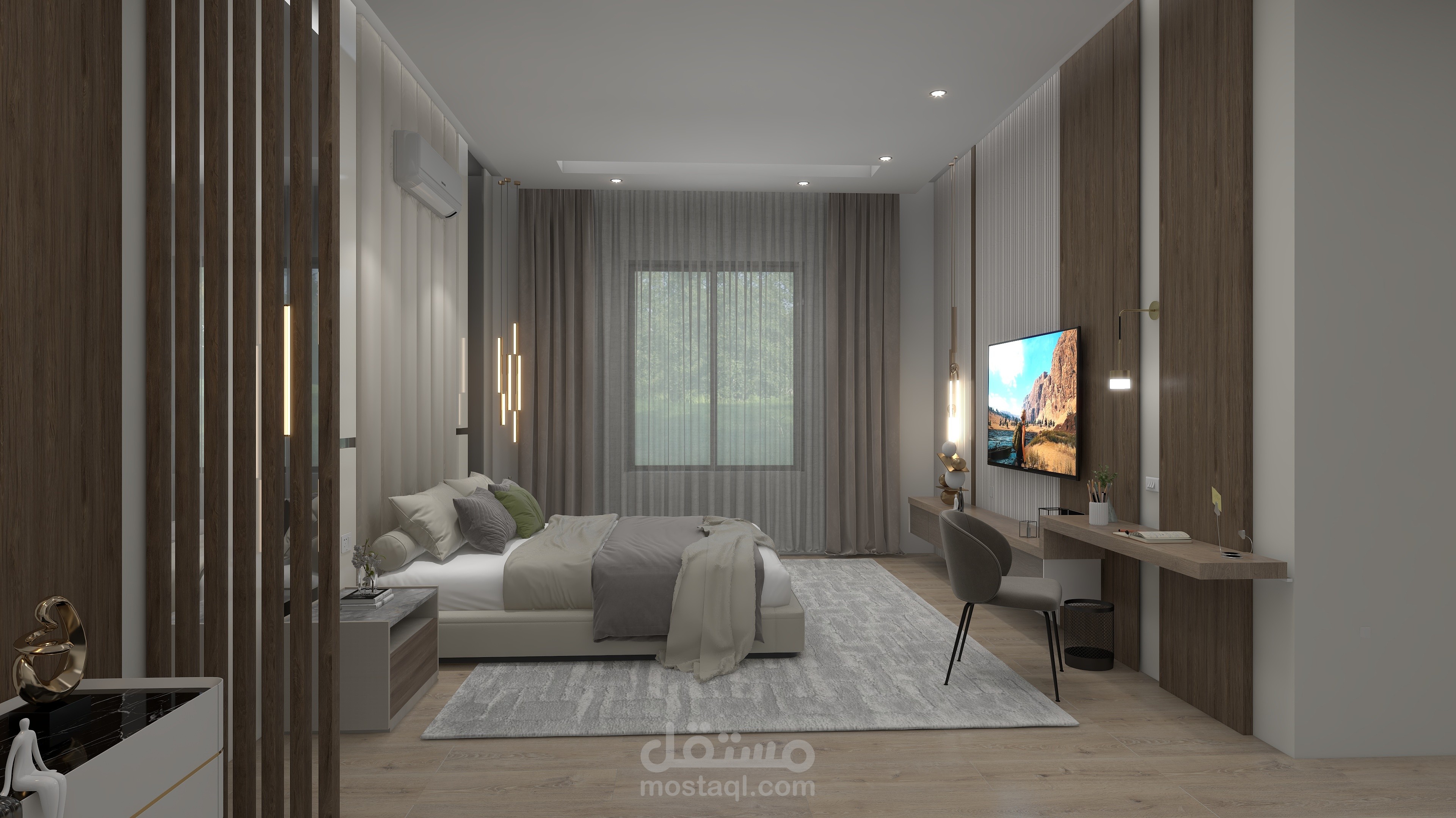 تصميم غرفه نوم ماستر