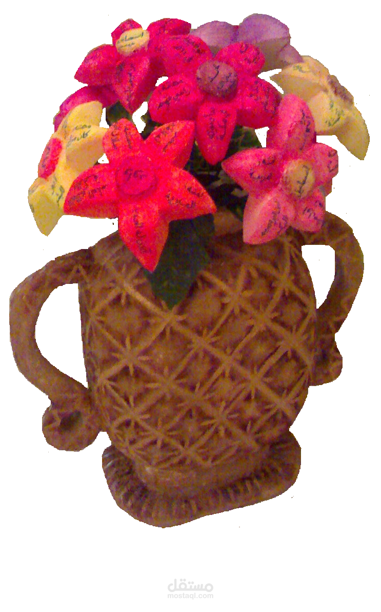 زهرية بالفلين