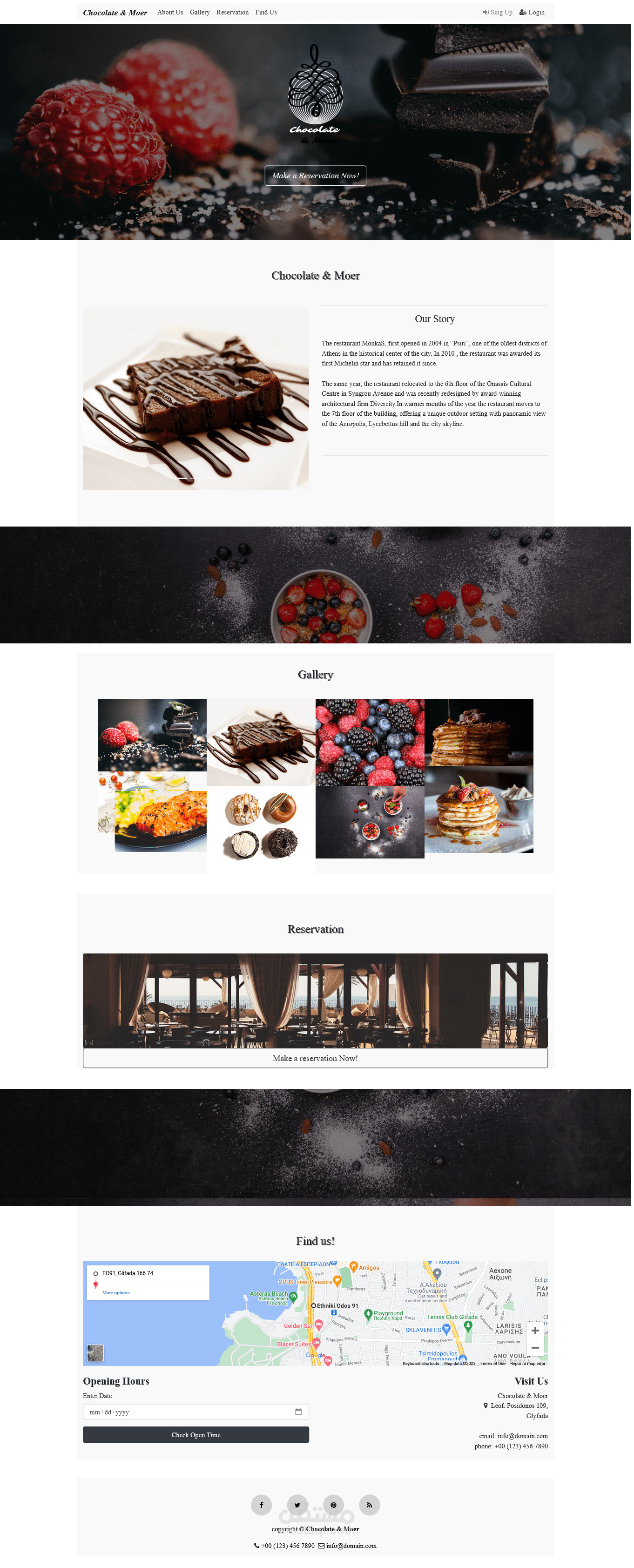 resataurant reservation