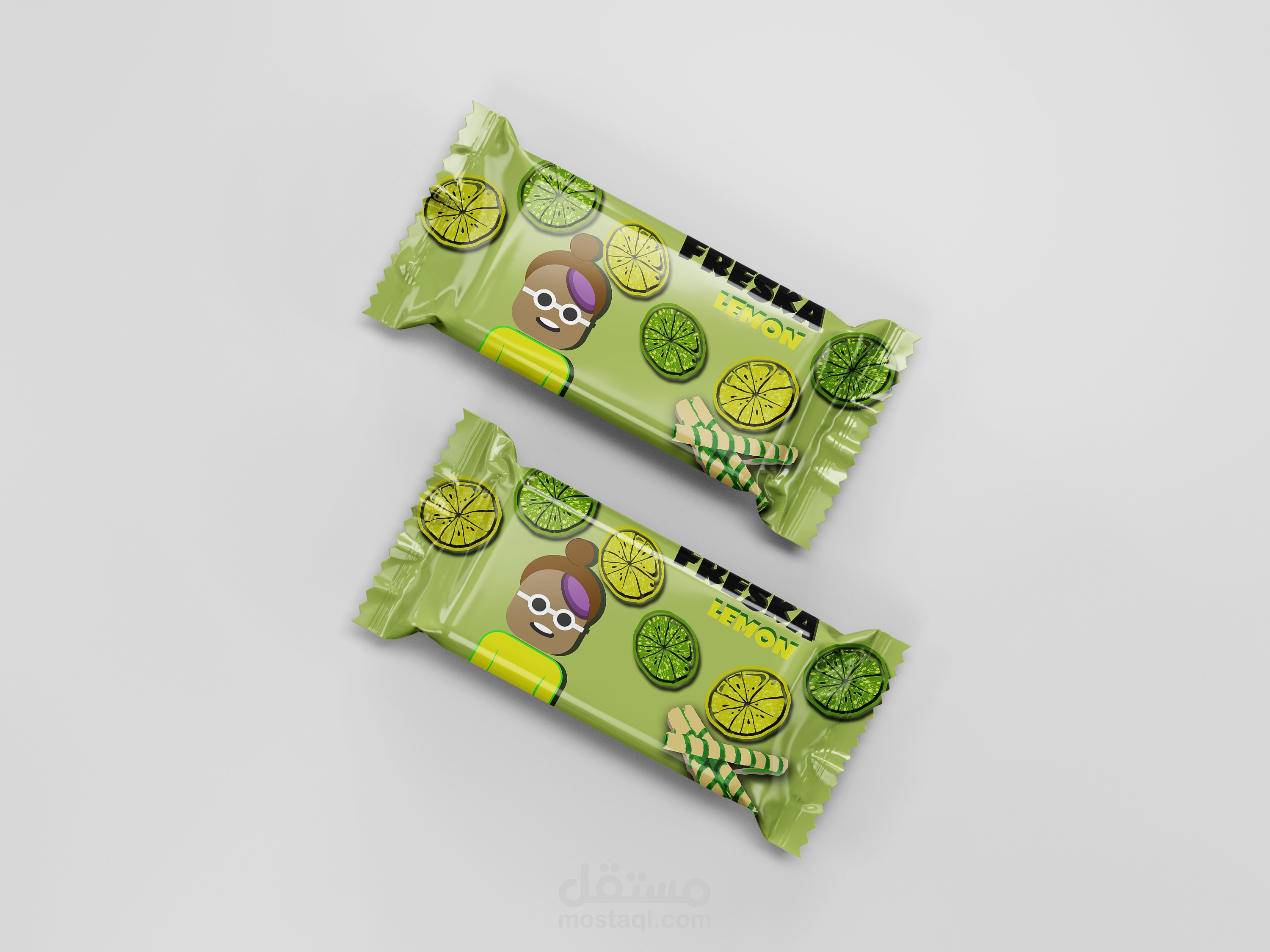 تصميم و تنفيذ اغلفه حلوي