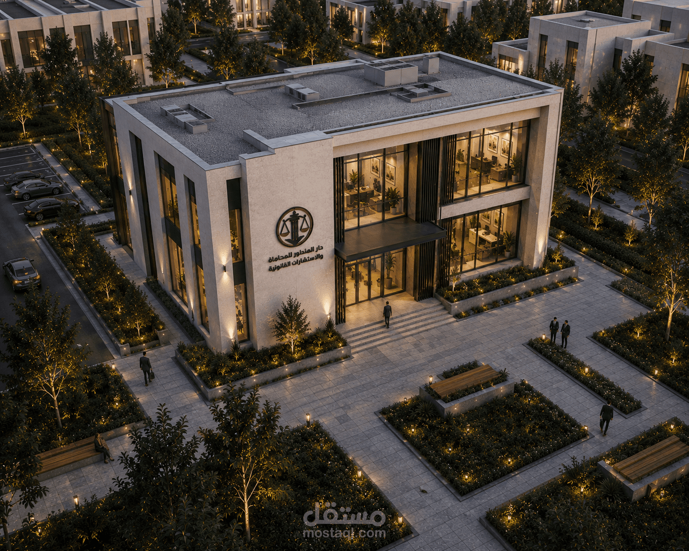 AI-Powered Architectural Visualization | Law Firm Building