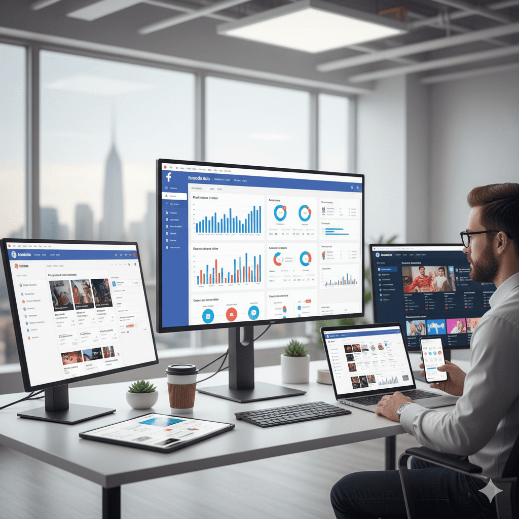 1️⃣ إدارة حسابات التواصل الاجتماعي (Social Media Management)