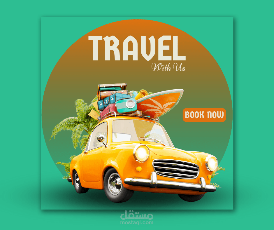تصميم سوشيال ميديا لشركة Travelista Trails السياحية