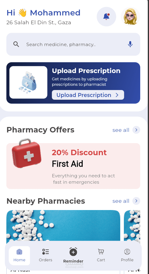 Multi vendor medicine pharmacy delivery app