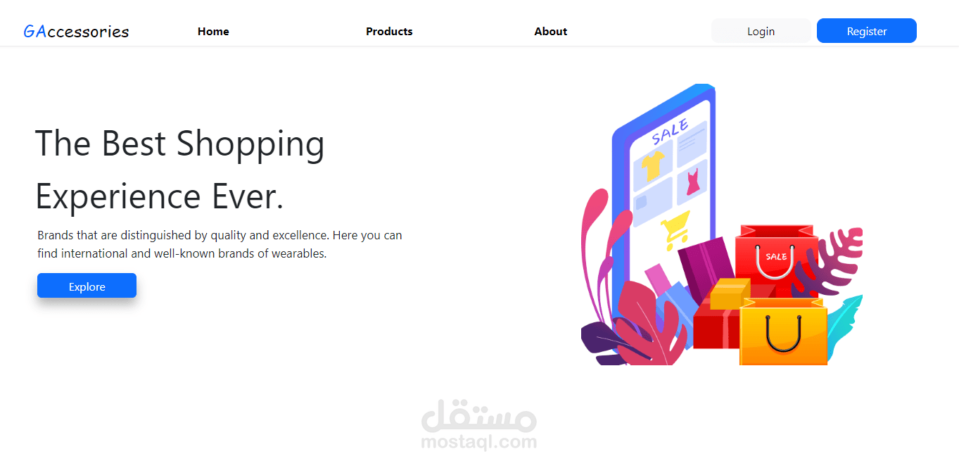 موقع e-commerce يستخدم نظام من انظمة التوصية فى ترشيح المنتجات