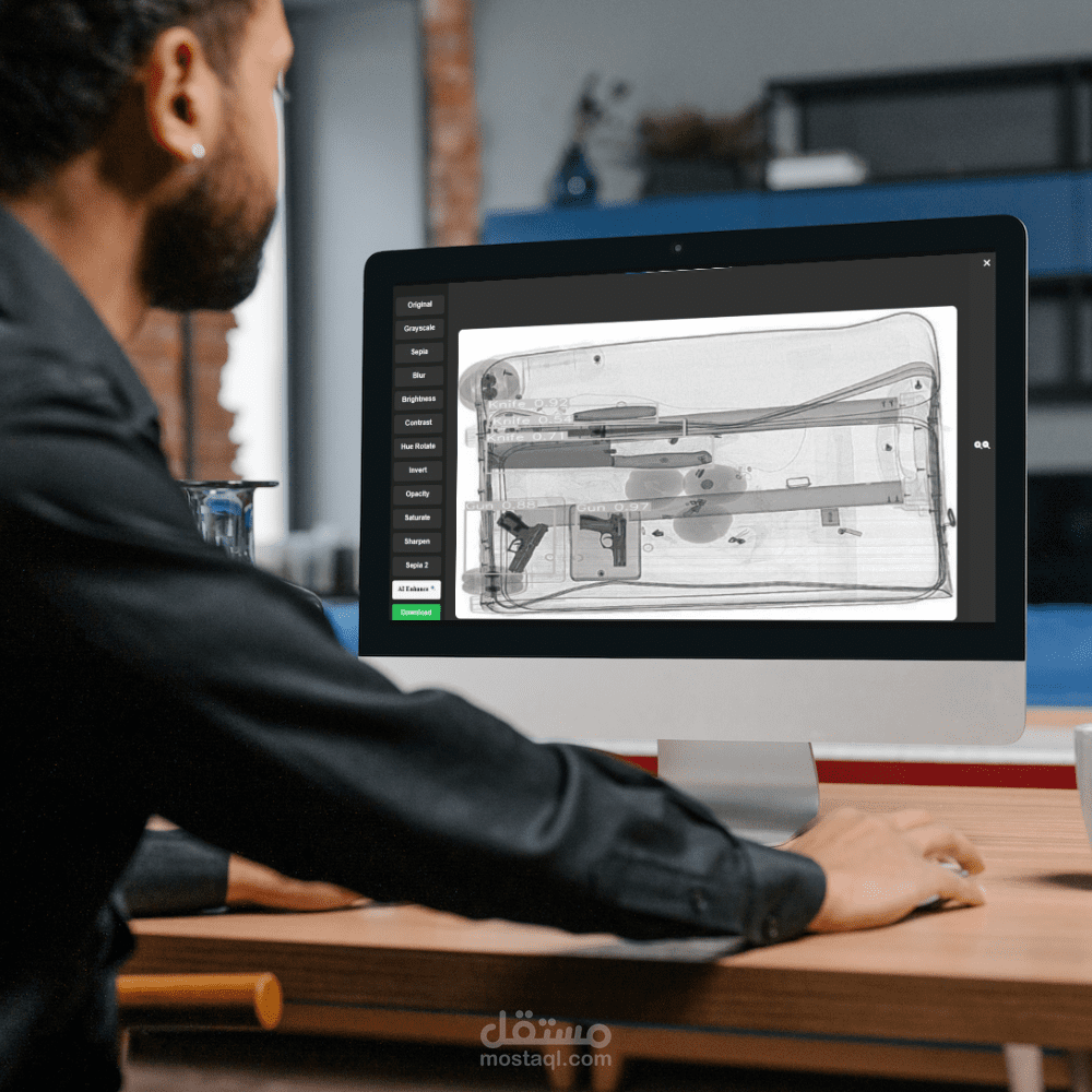 برنامج يعمل بالذكاء الاصطناعى لكشف العناصر الخطرة فى صور ال X-Ray