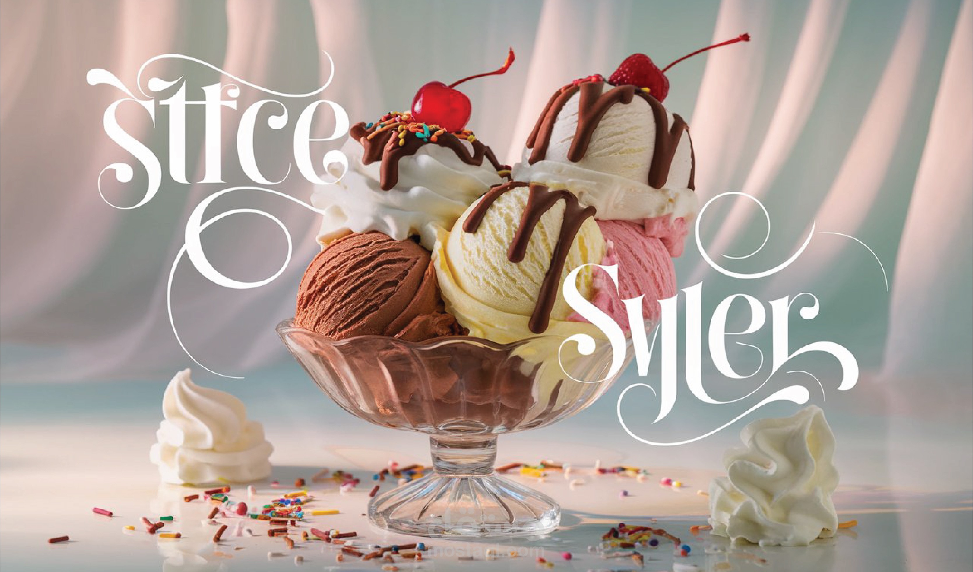 اعلان لايس كريم