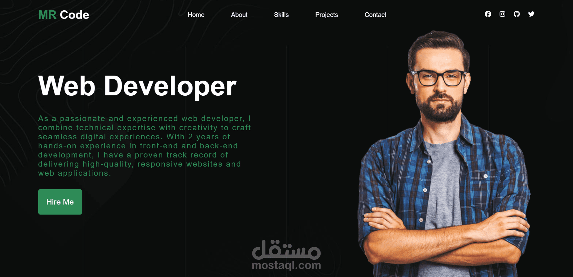 Responsive portfoilo website