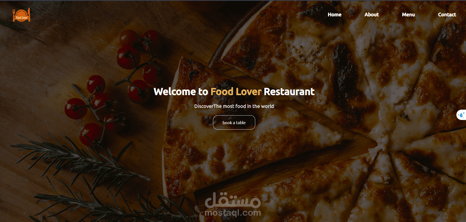 Restuarant website