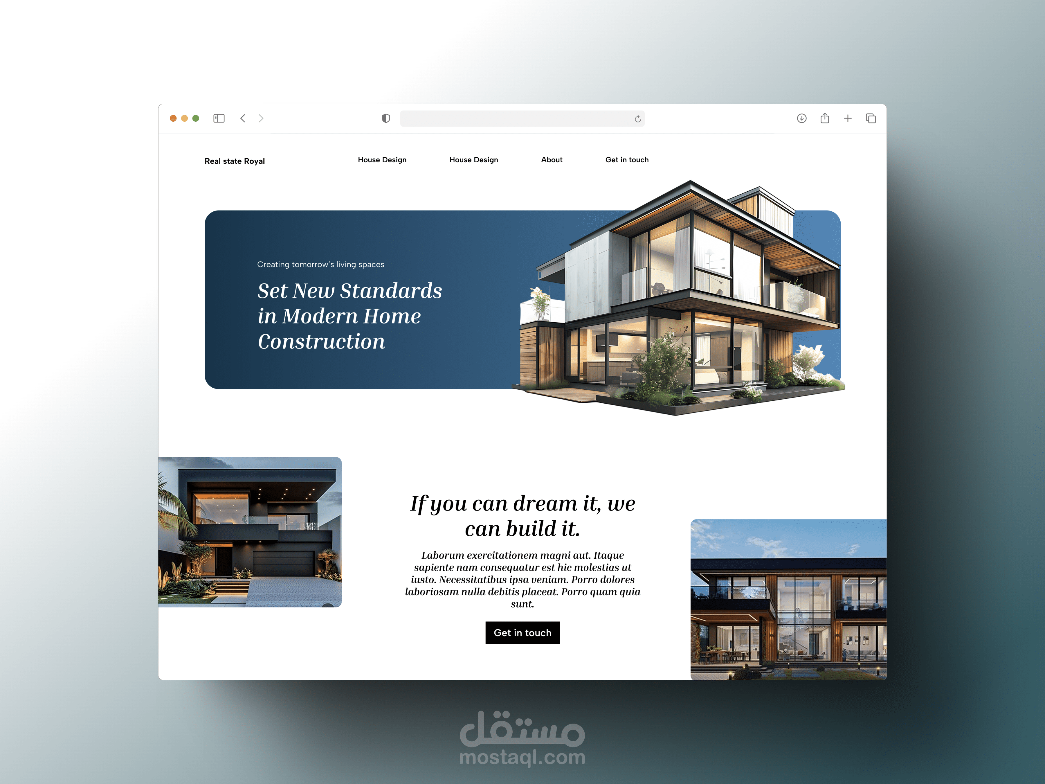 Royal Real state Landing page