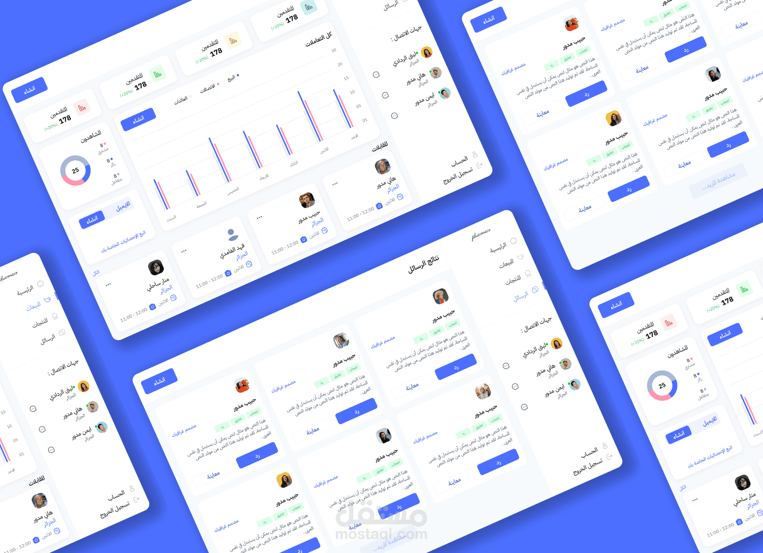 dashboard / e-commerce platform
