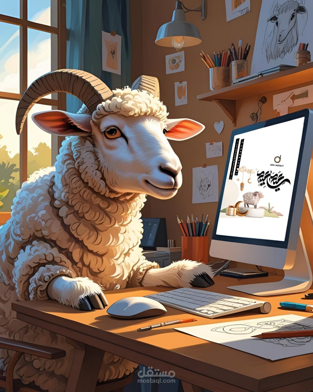 تصميم معايدة سوشيلدال ميديا