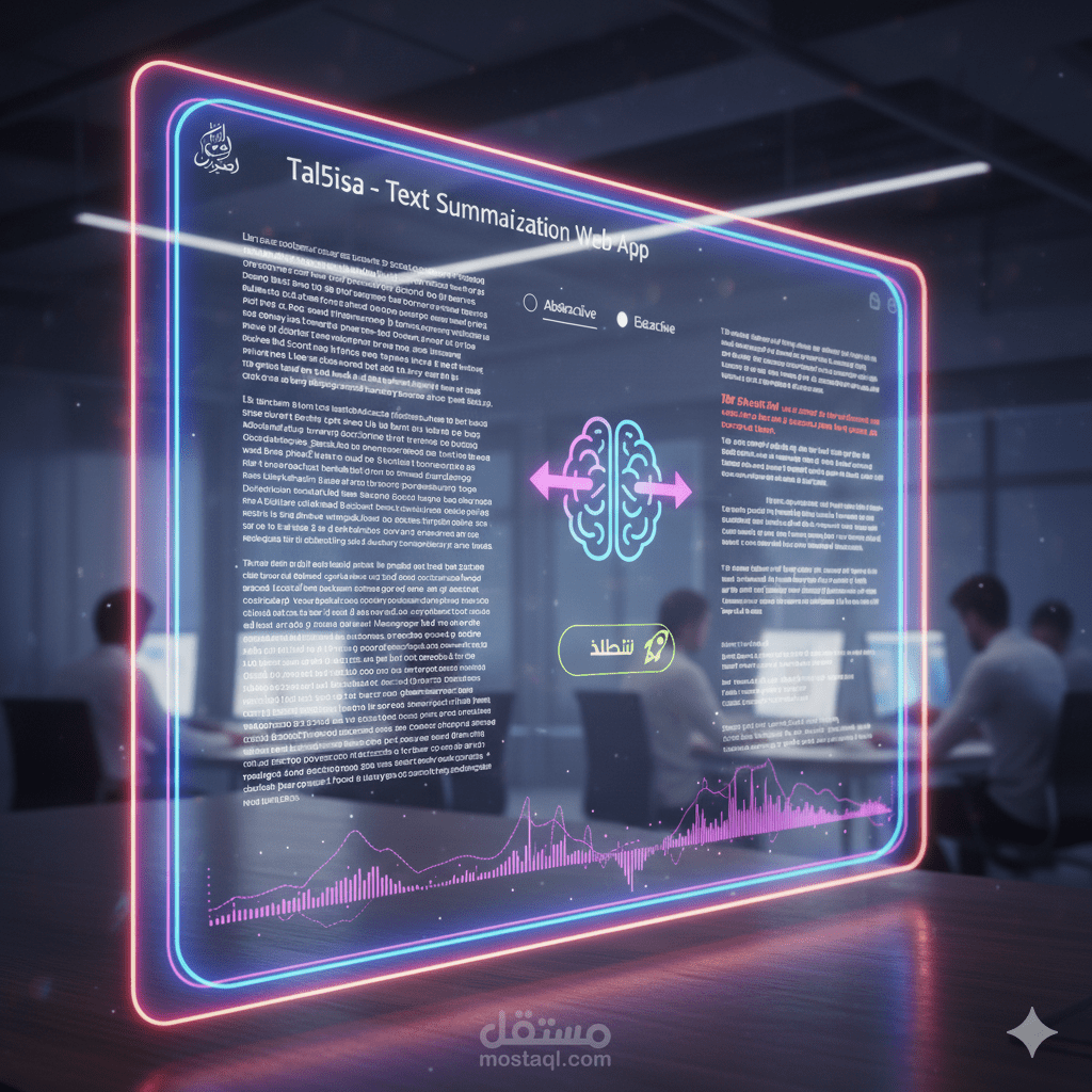 تلخيصه – تطبيق ويب لتلخيص النصوص بالذكاء الاصطناعي