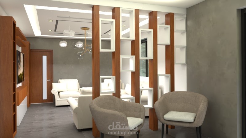تصميم داخلي شقه سكننيه