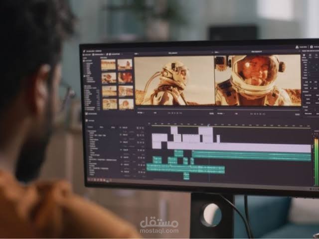 عمل مونتاج للفيديوهات بجوده عاليه