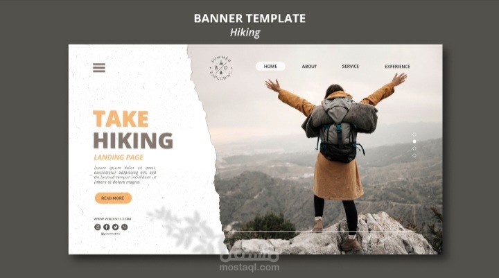 Hiking landing page
