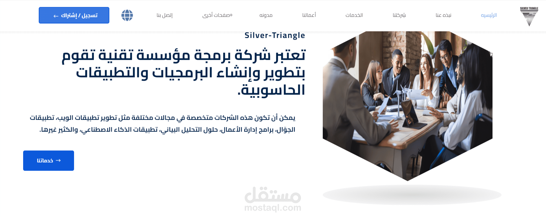 SilverTriangle webSite