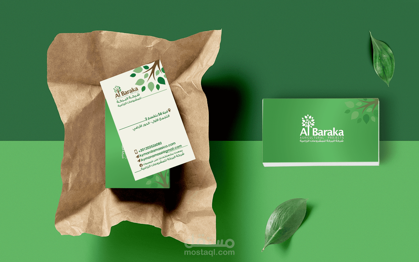 كروت شخصية (بزنس كارد) - business card