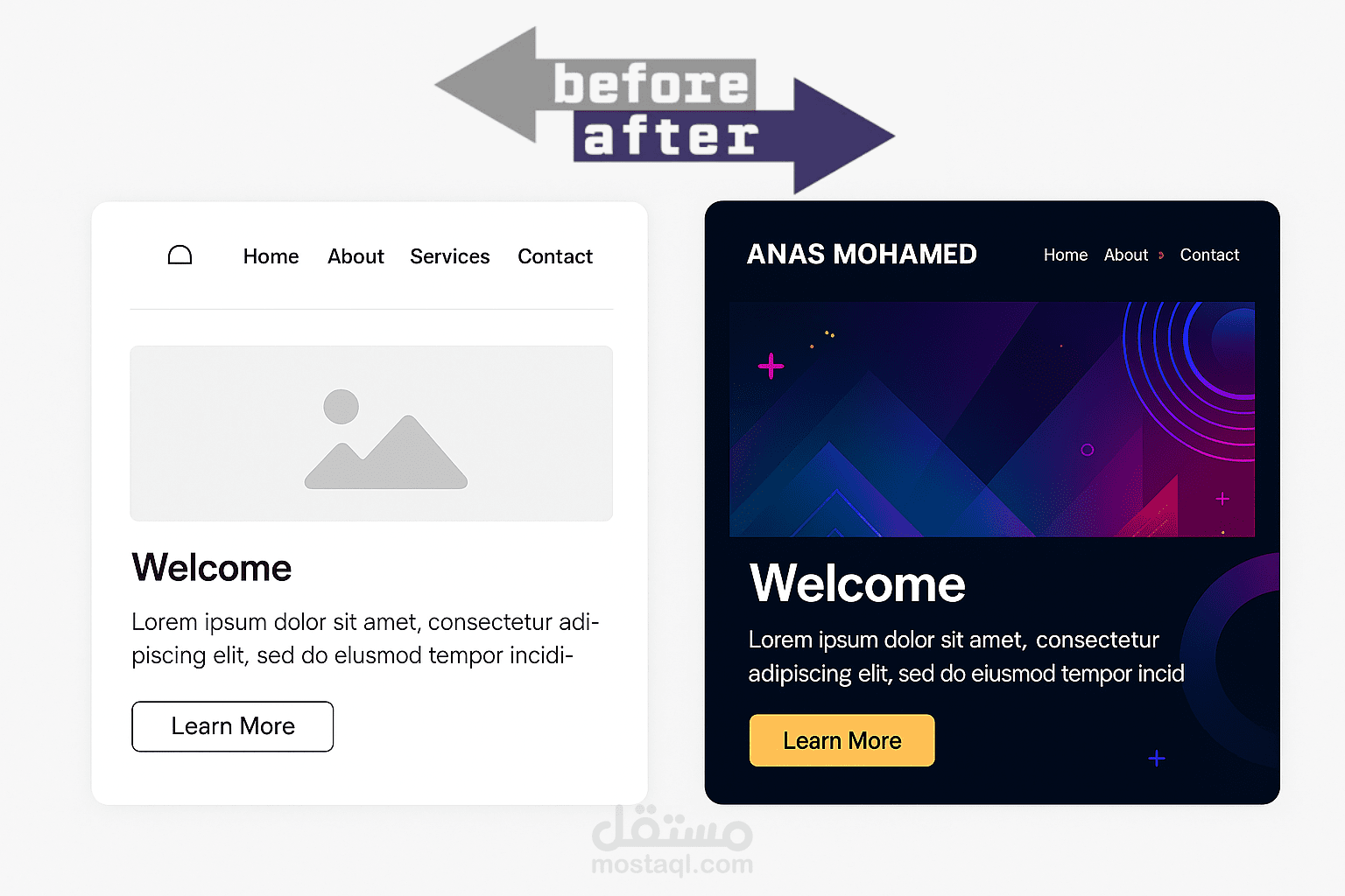 تحسين و تطوير مواقع الويب