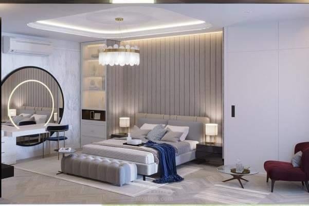 تصميم مودرن  لغرفه نوم ماستر