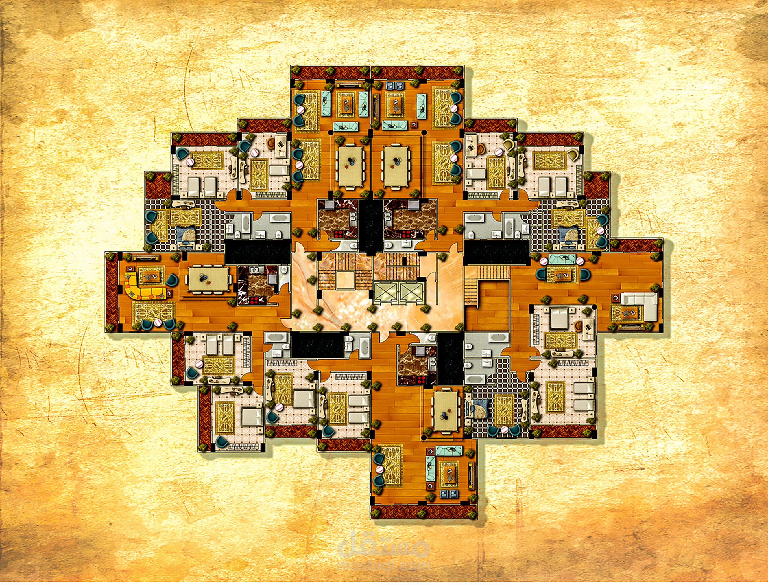 أظهار المخططات المعمارية 2D