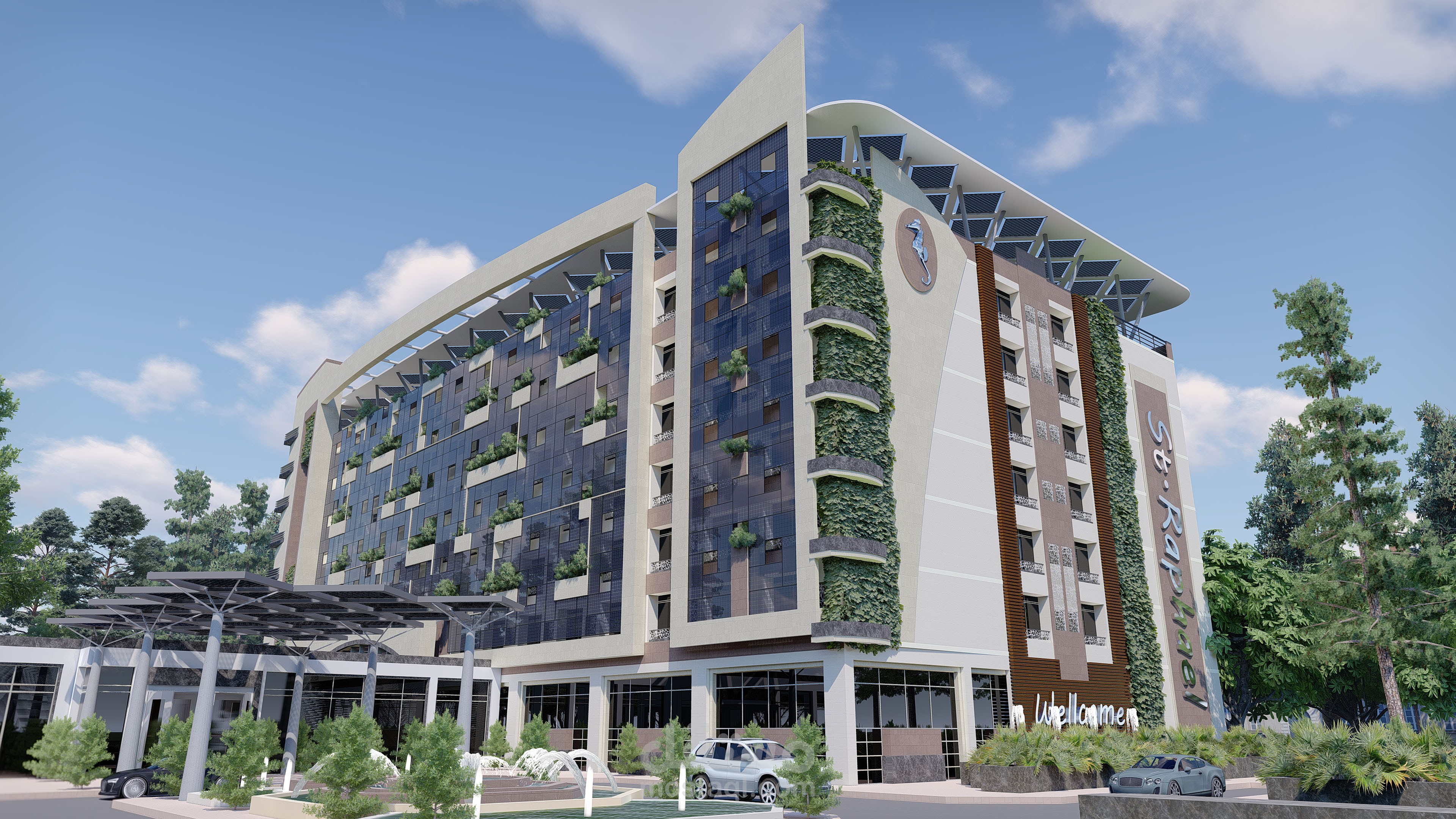 تطوير واجهات فندق سانت رافائيل ريزورت - قبرص