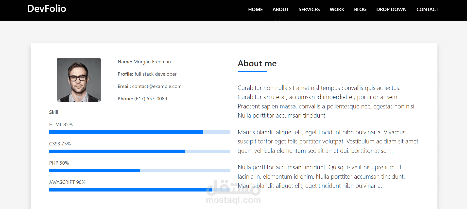 DevFolio Portfolio