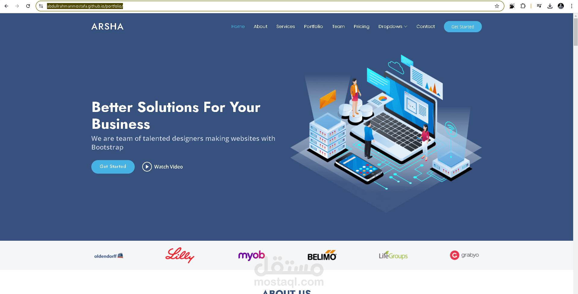 Template for Portfolio