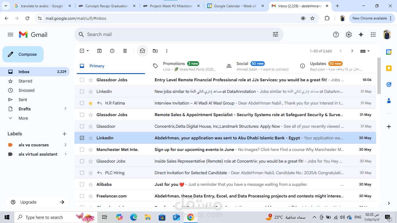 Email & Calendar Management