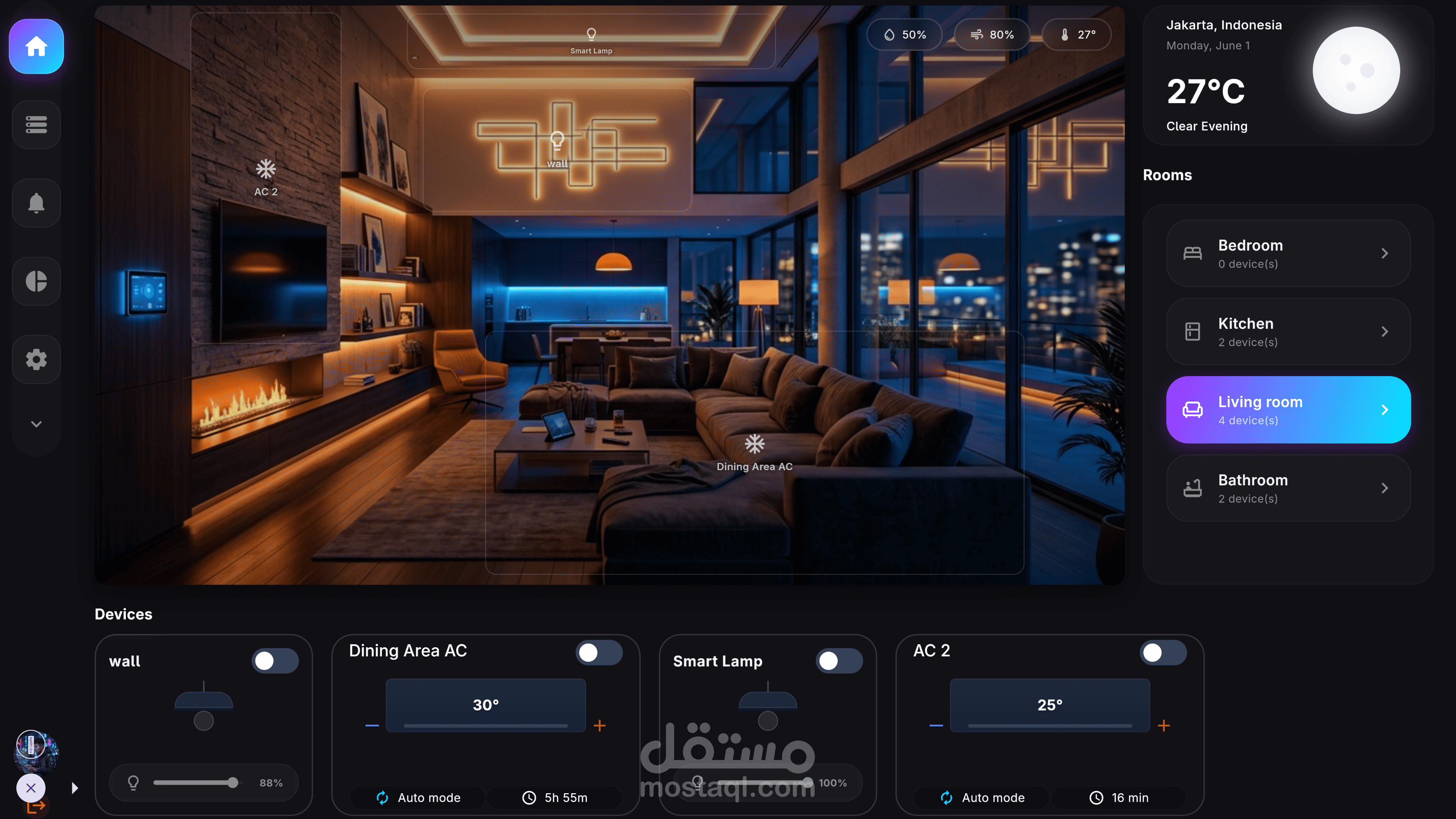 نظام متكامل للمنزل الذكي (IoT) | تطبيق Flutter + فريم وير ESP32 (ESP-IDF) متوافق مع Matter و Google Home