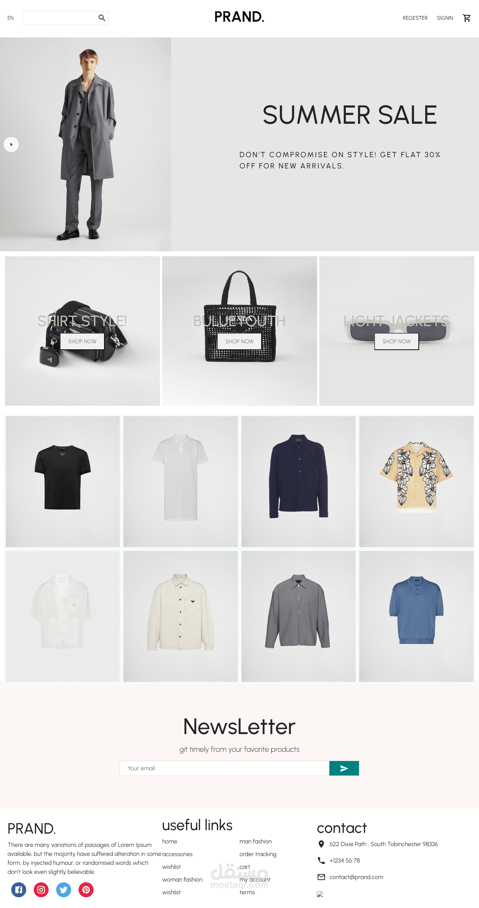 Ecommerce React App