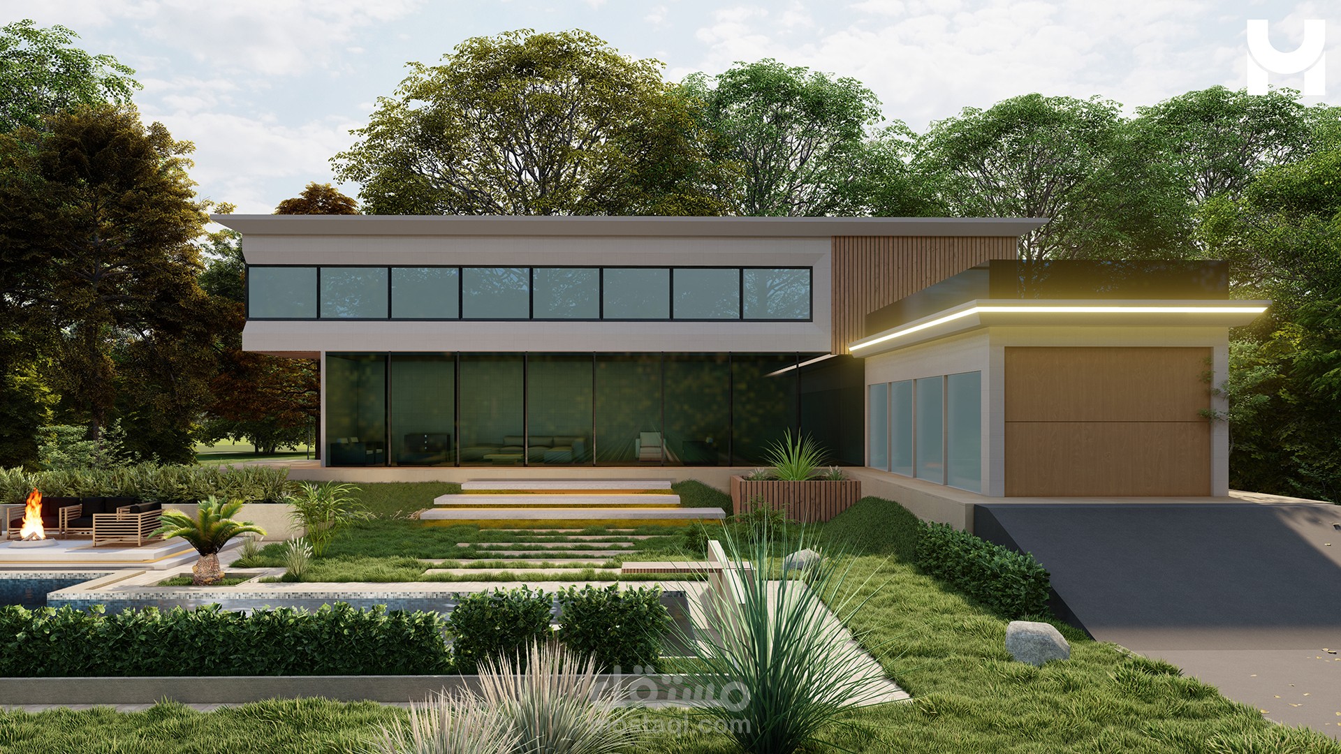 تصميم شاليه صغير