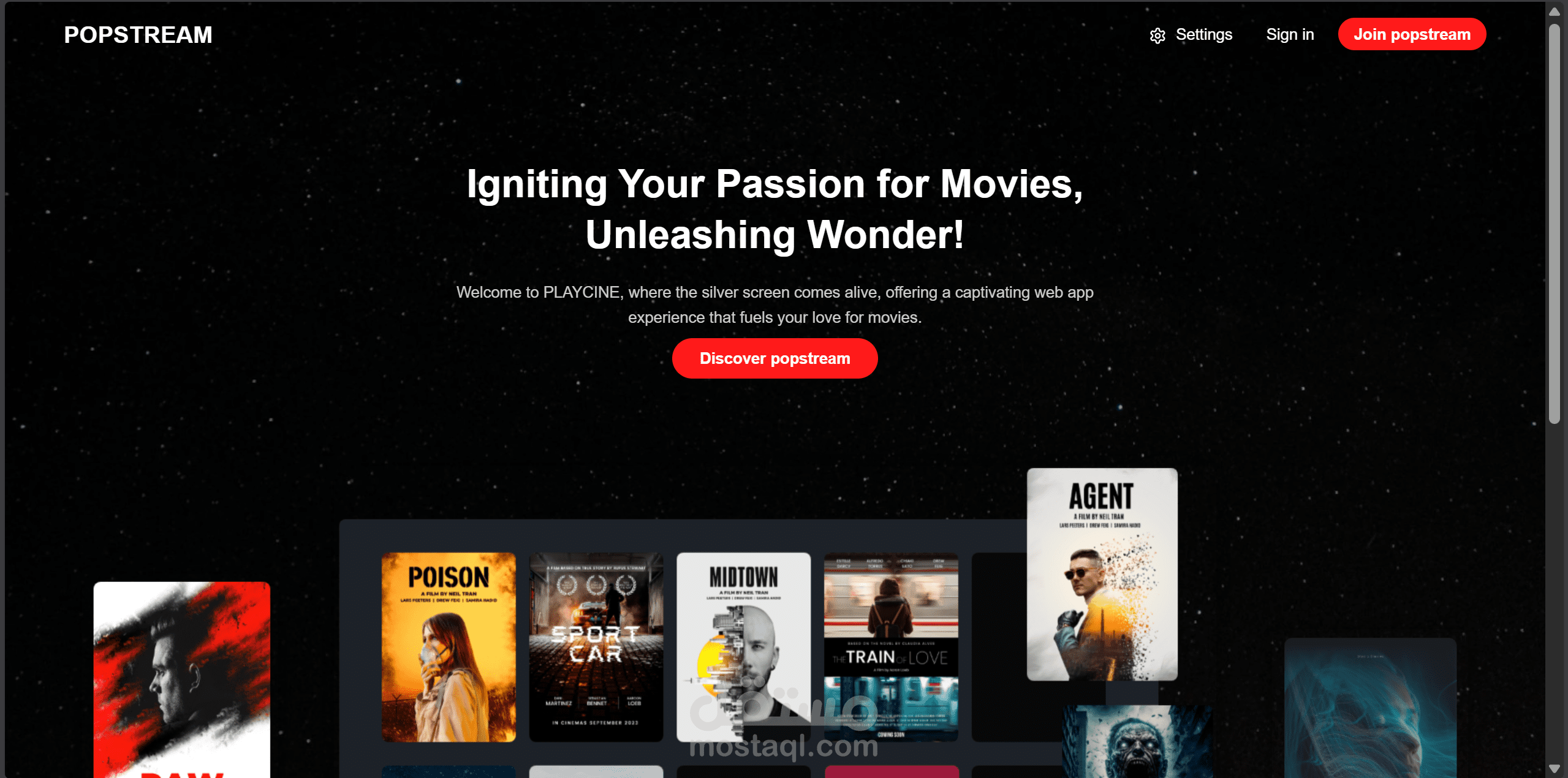 a movie streaming platform