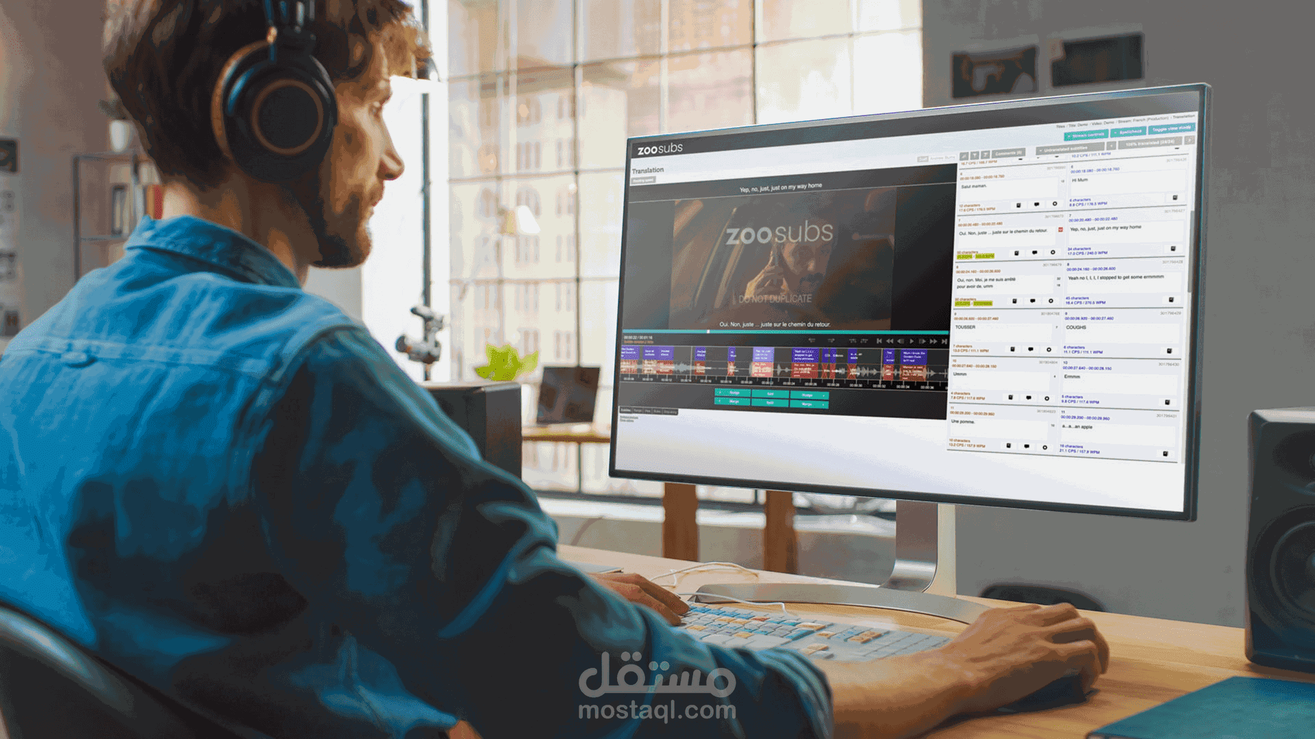 الترجمة المرئية (Subtitling) اللغتين العربية والإنجليزية