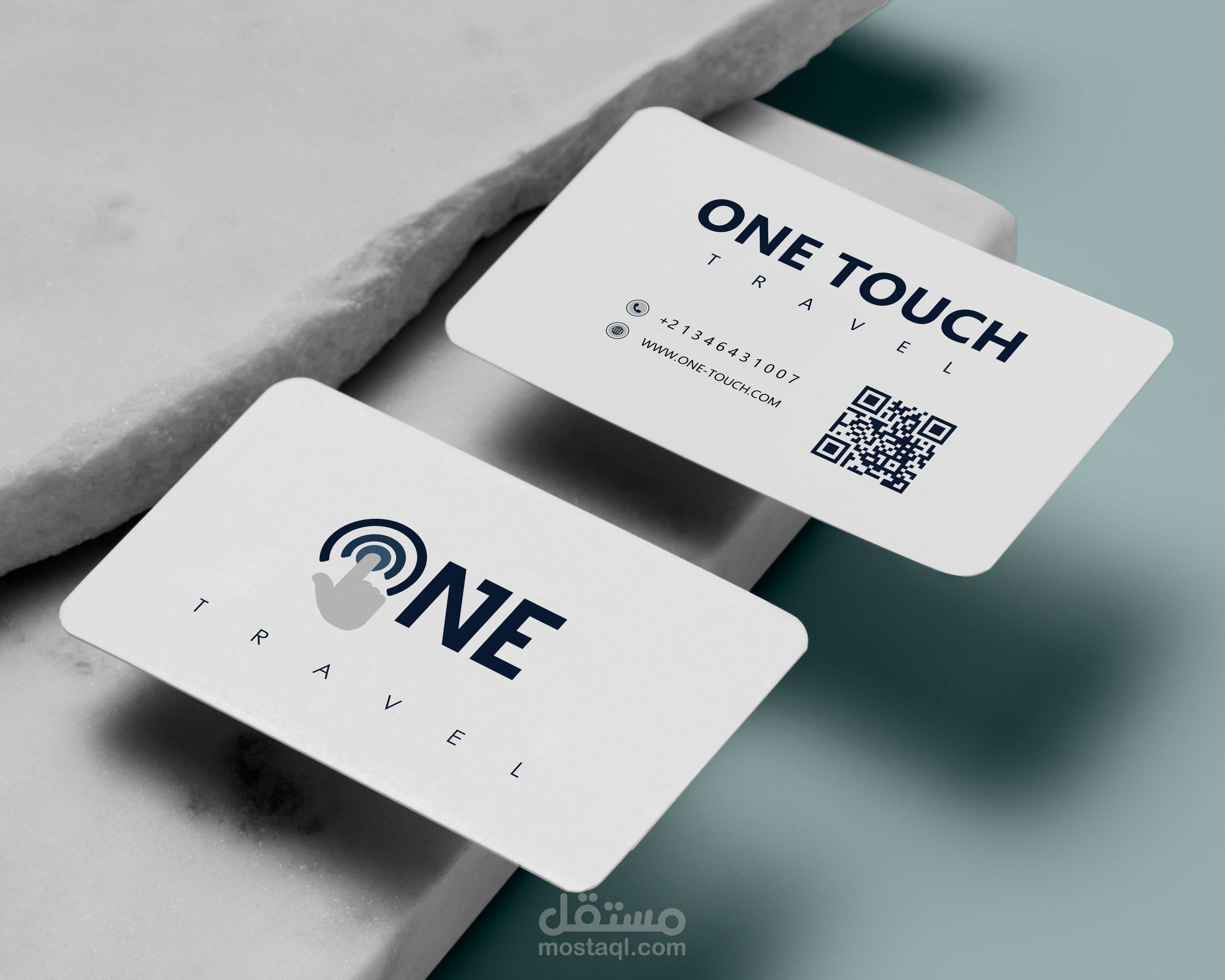 one touch travel business card
