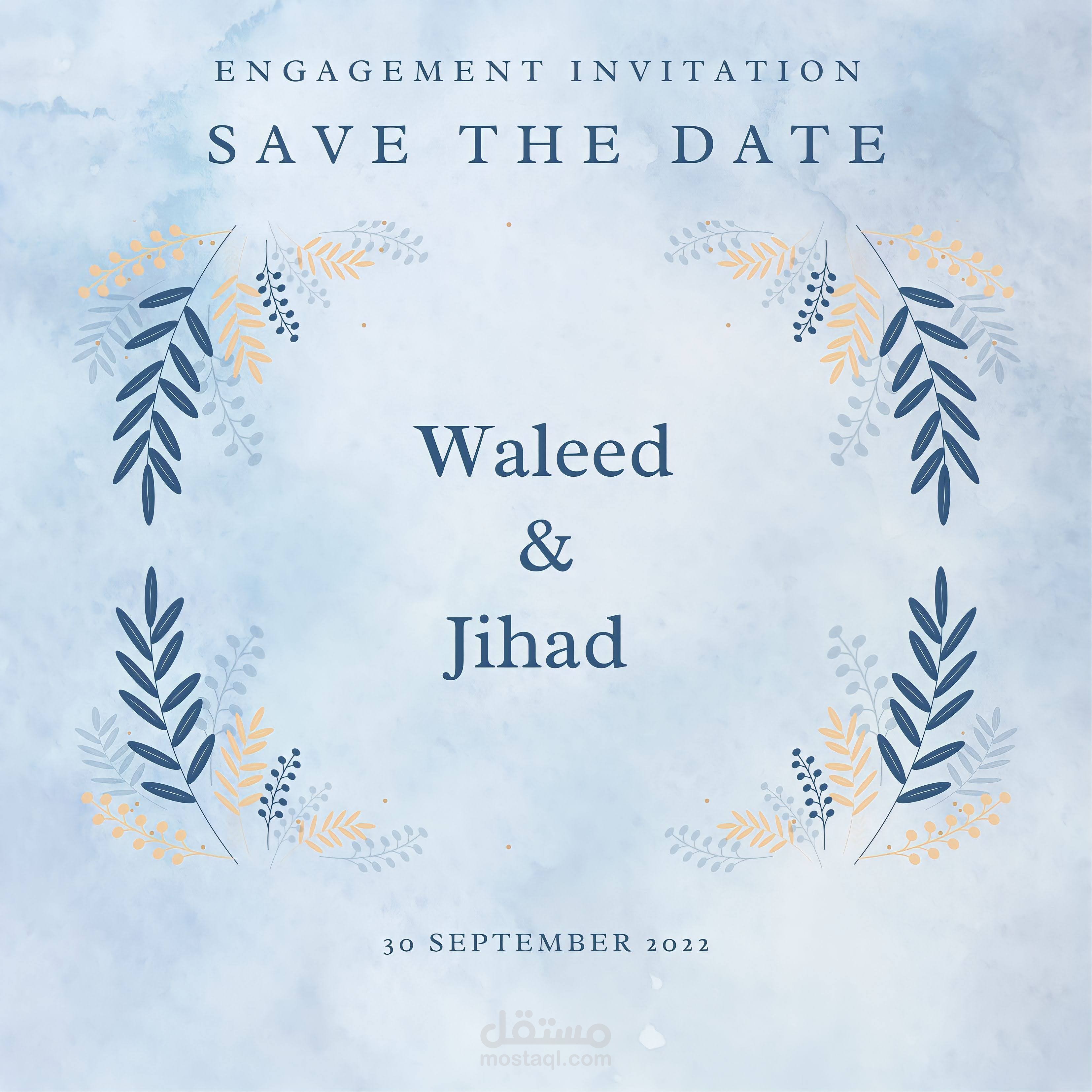 Engagement invitation