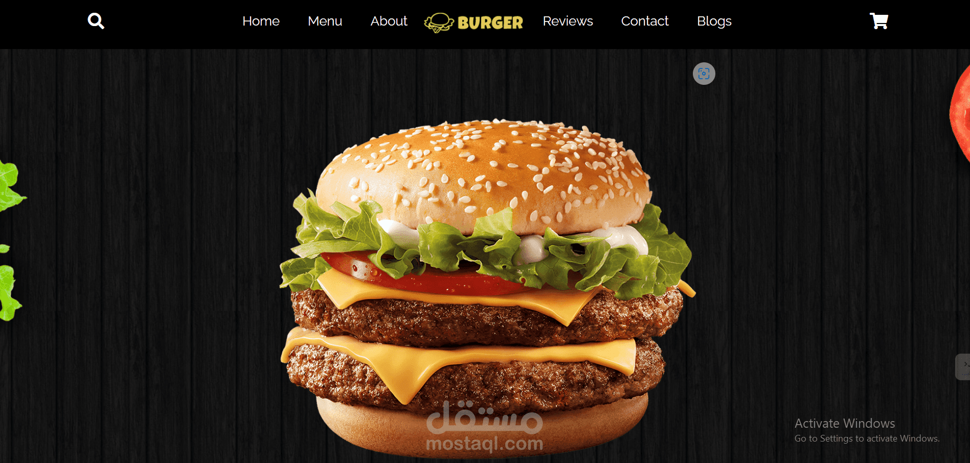 موقع تابع لمطعم