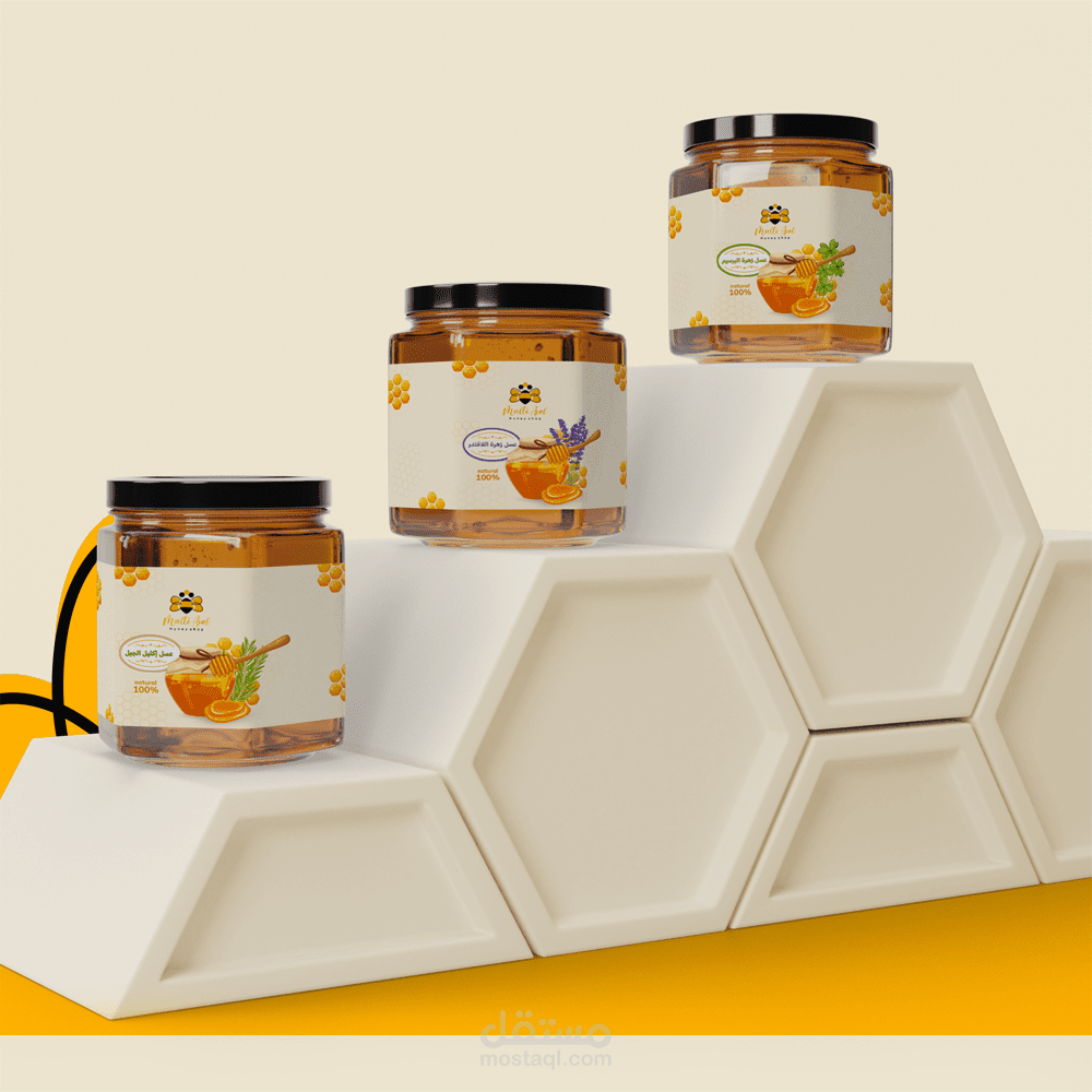JAR HONEY STICKER