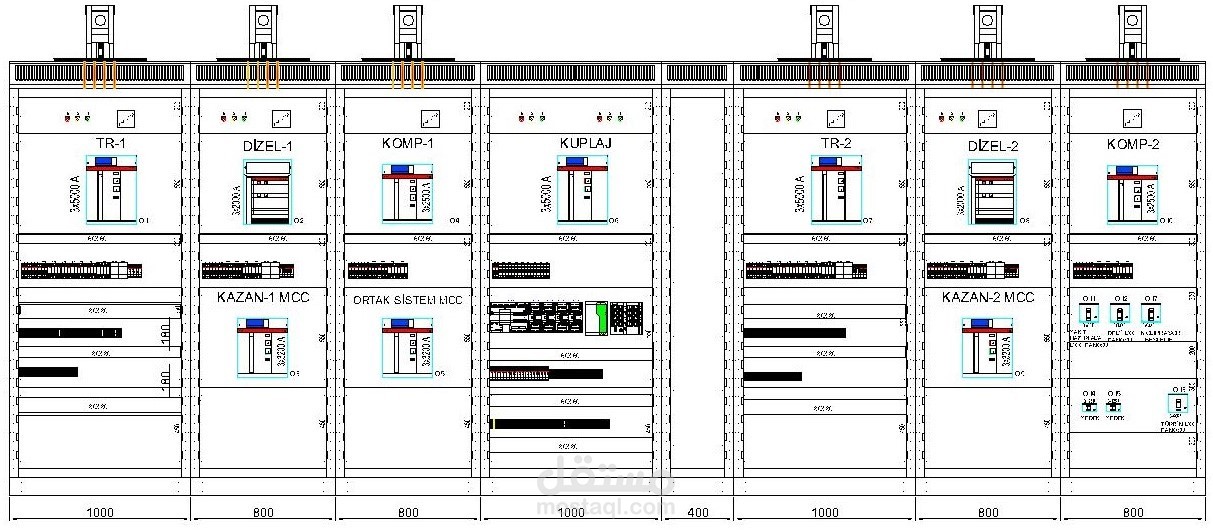 Electrical protection and control systems, including Singel line and three-line diagram.
