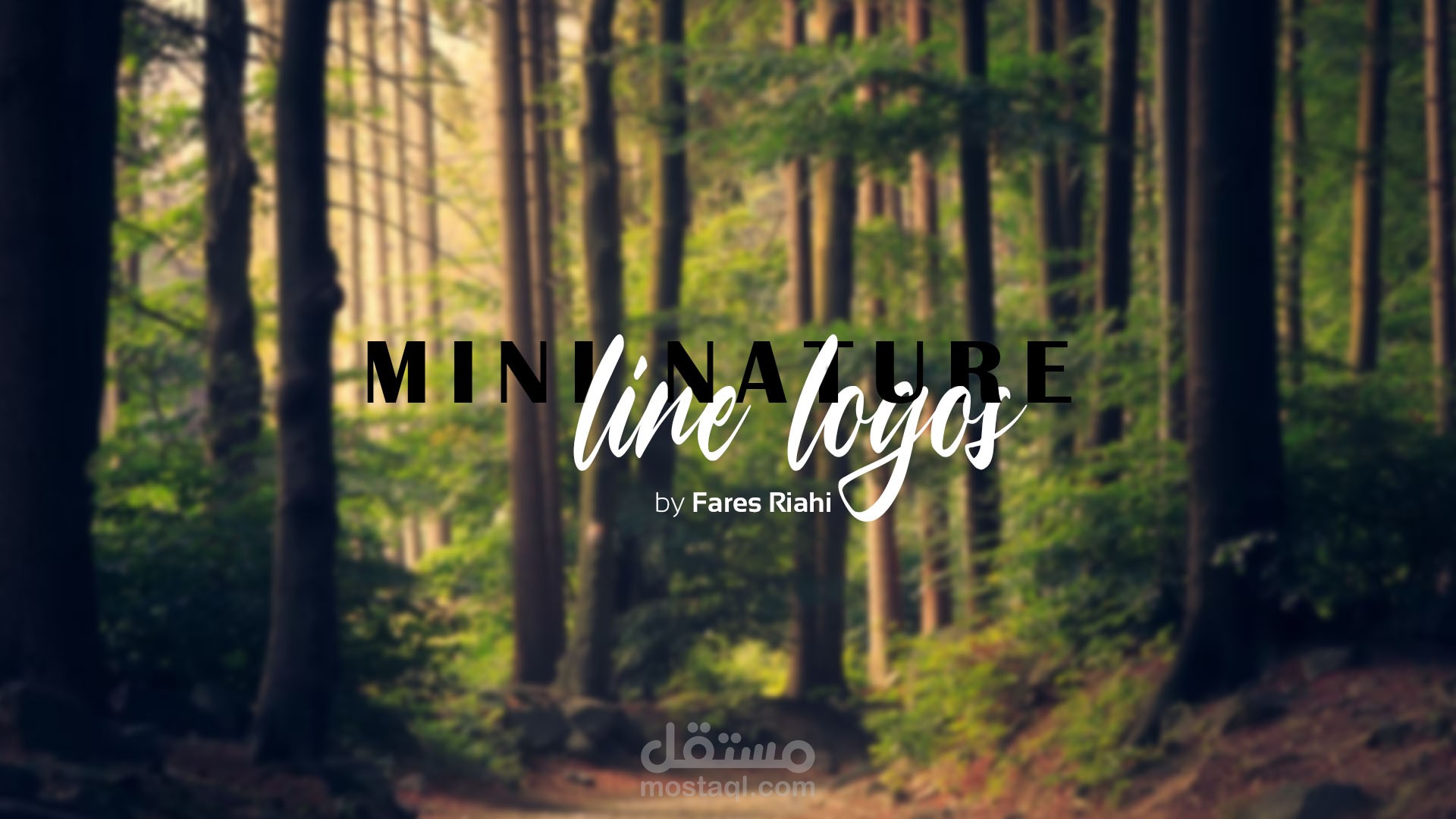 Mini nature line logos