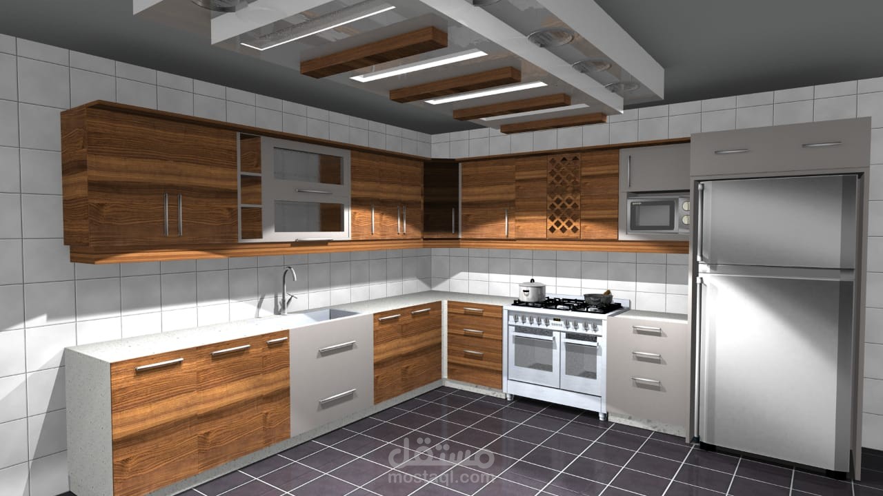 تصميم مطبخ كلاسيكي