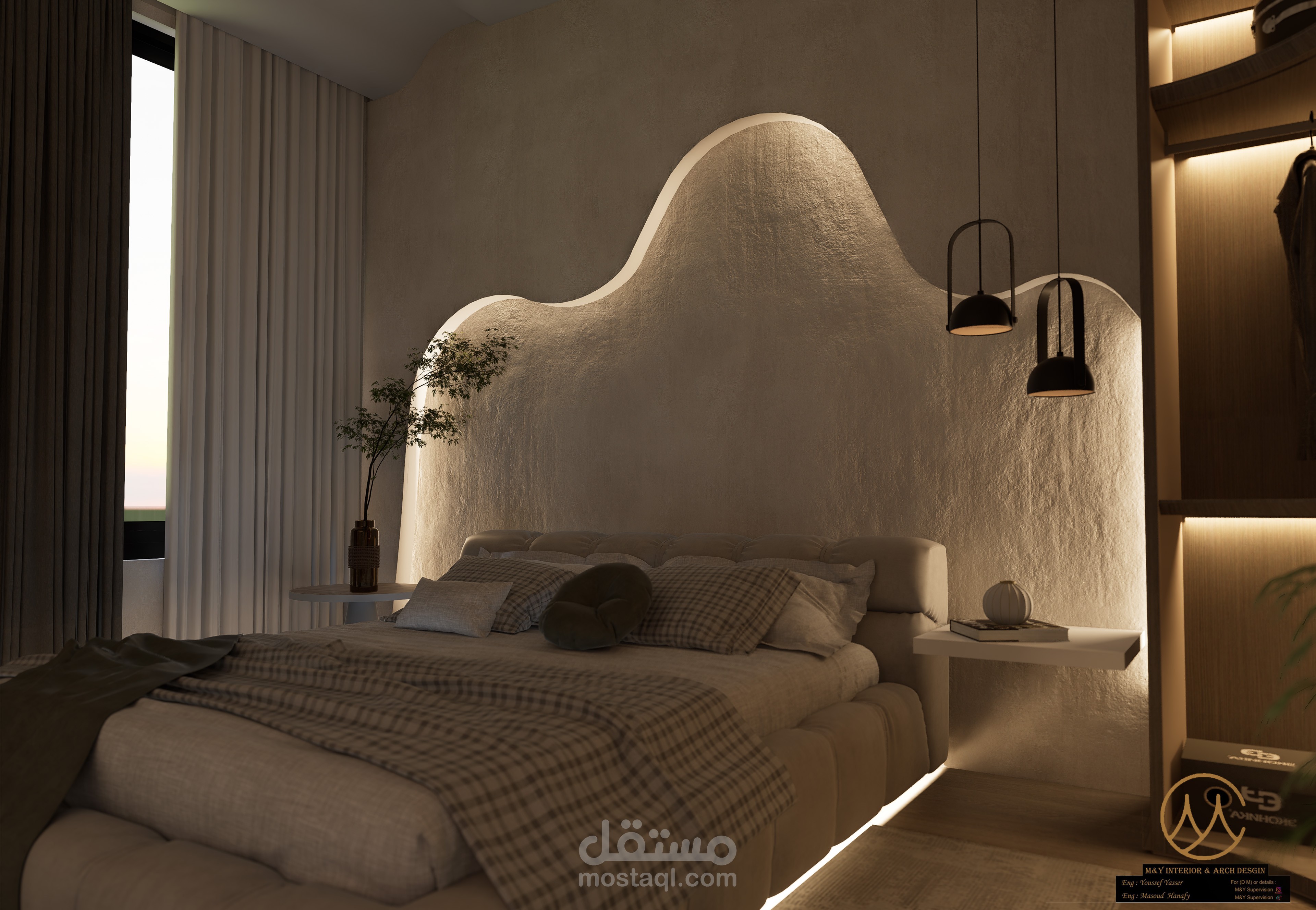 تصميم لغرفه بشكل ابداعي