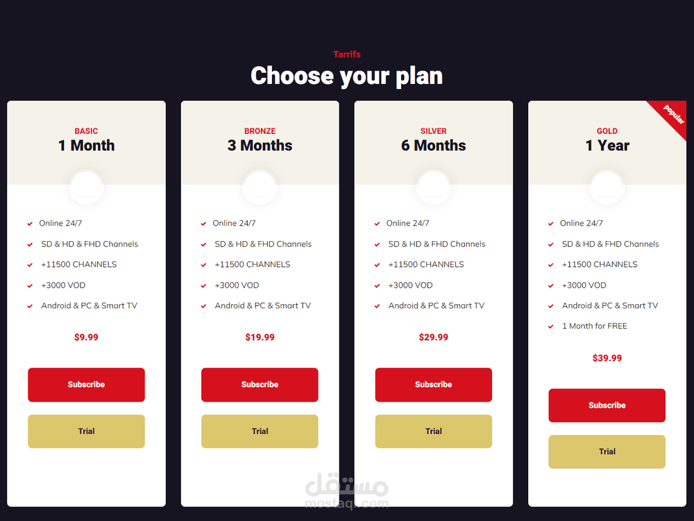 IPTV Smart - Wordpress store