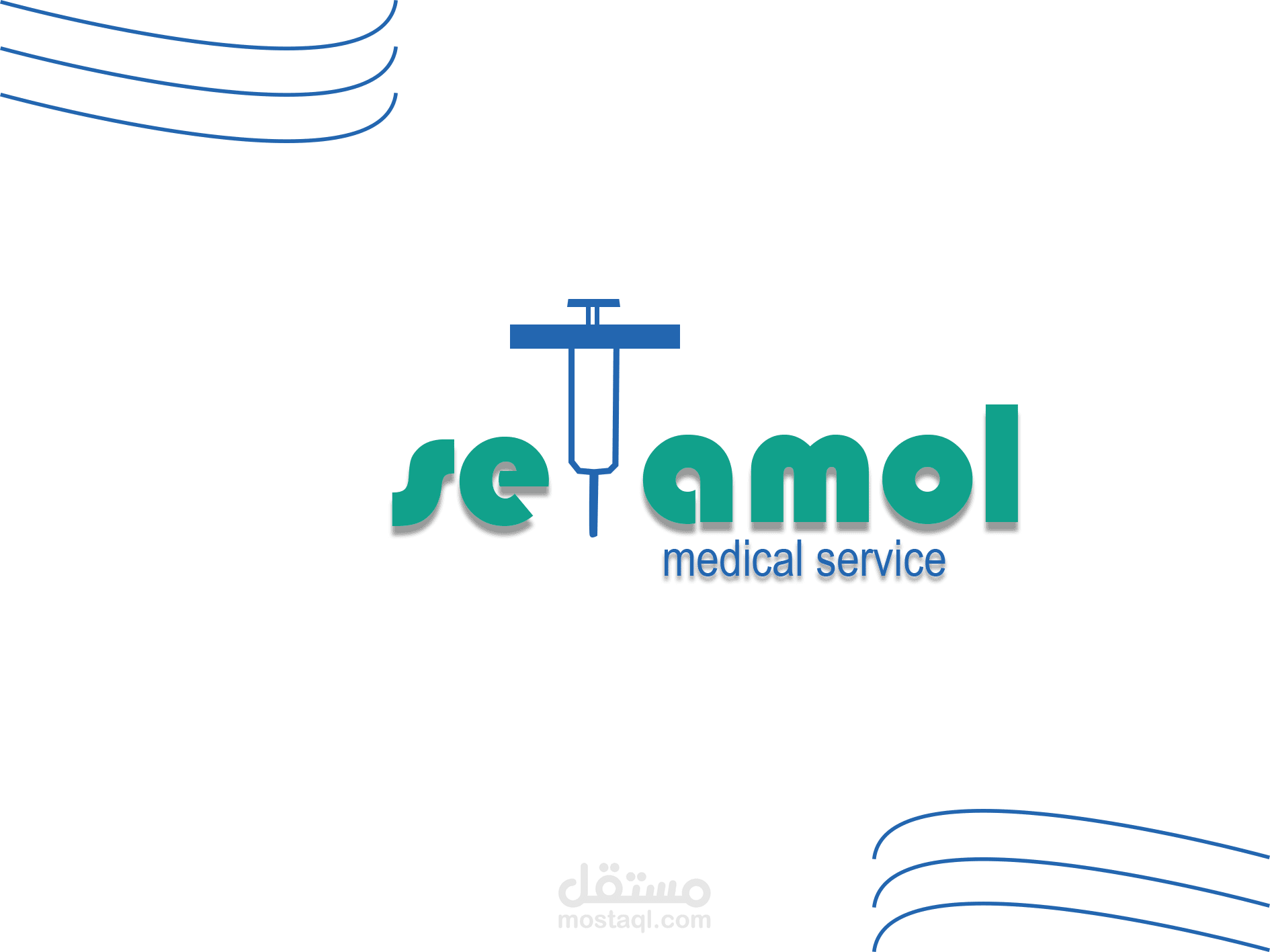 لوغو وهيدر فيسبوك لشركة طبية