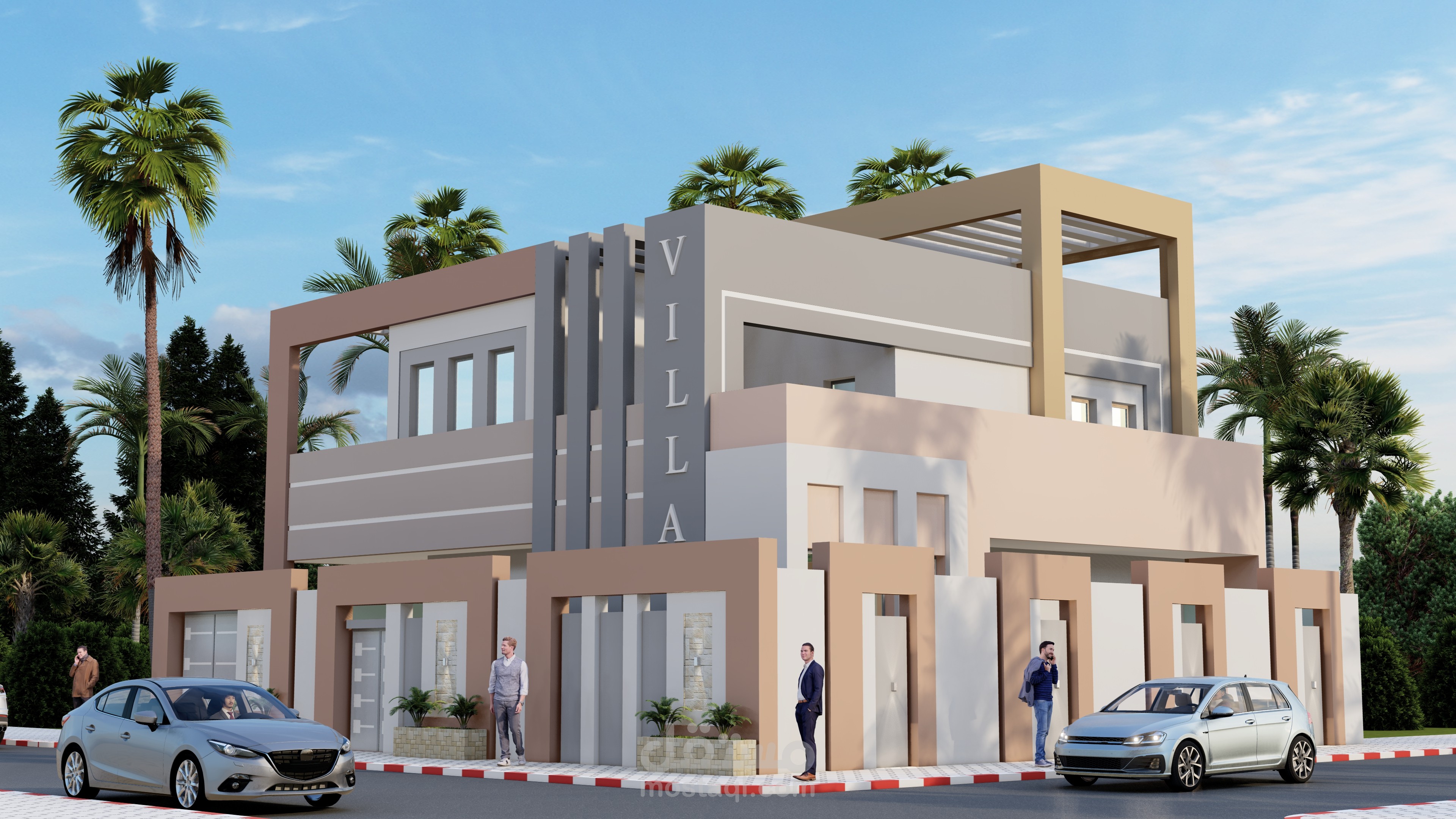 فيلا بتصميم عصري